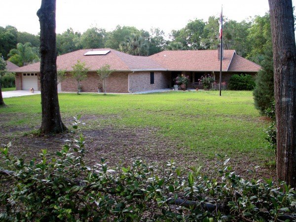 Front view of house