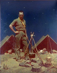 Scoutmaster - by Norman Rockwell